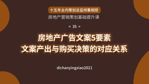 房地產廣告文案5要素 文案如何驅動購買決策